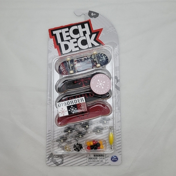 Spin Master Tech Deck Disorder Ultra DLX 4-Pack Skateboard Set - Picture 1 of 2